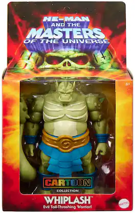 Mattel - Masters of the Universe: Origins Cartoon Collection Whiplash Action Figure (He-Man, MOTU) - COLLECTIBLES - Multicolor