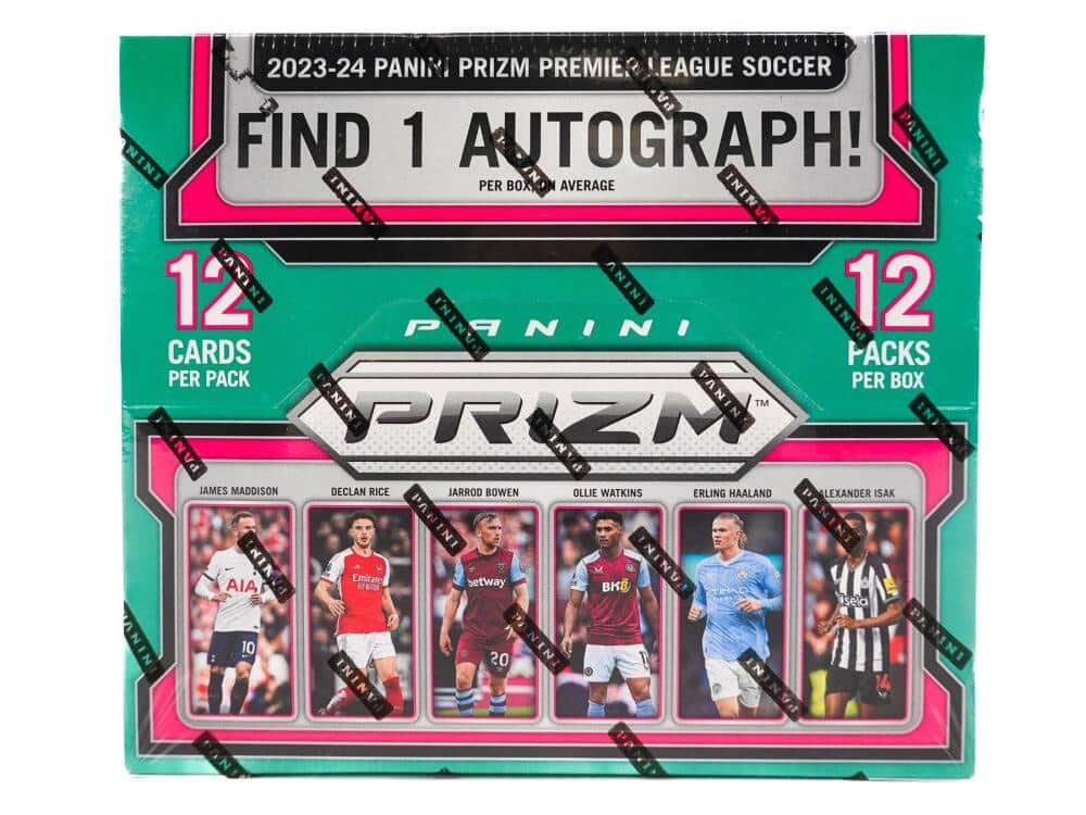 2023-24 Panini Prizm Premier League EPL Soccer Hobby Box price history on PriceWatchPro