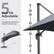 5 Five Tilt Adjustable
Provide the maximum shade from the sun