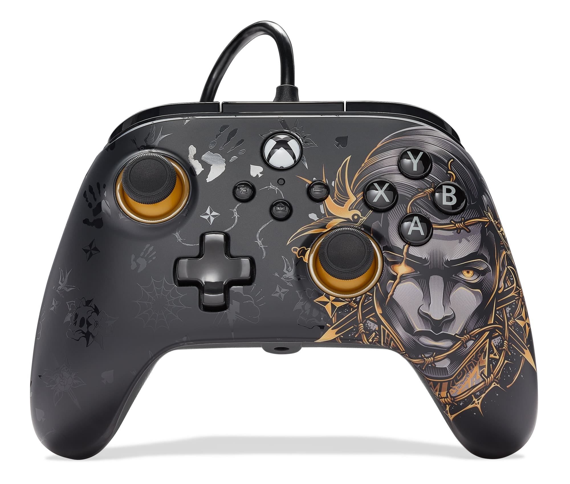 Front. PowerA - Advantage Wired Controller for Xbox Series X|S - Midas.