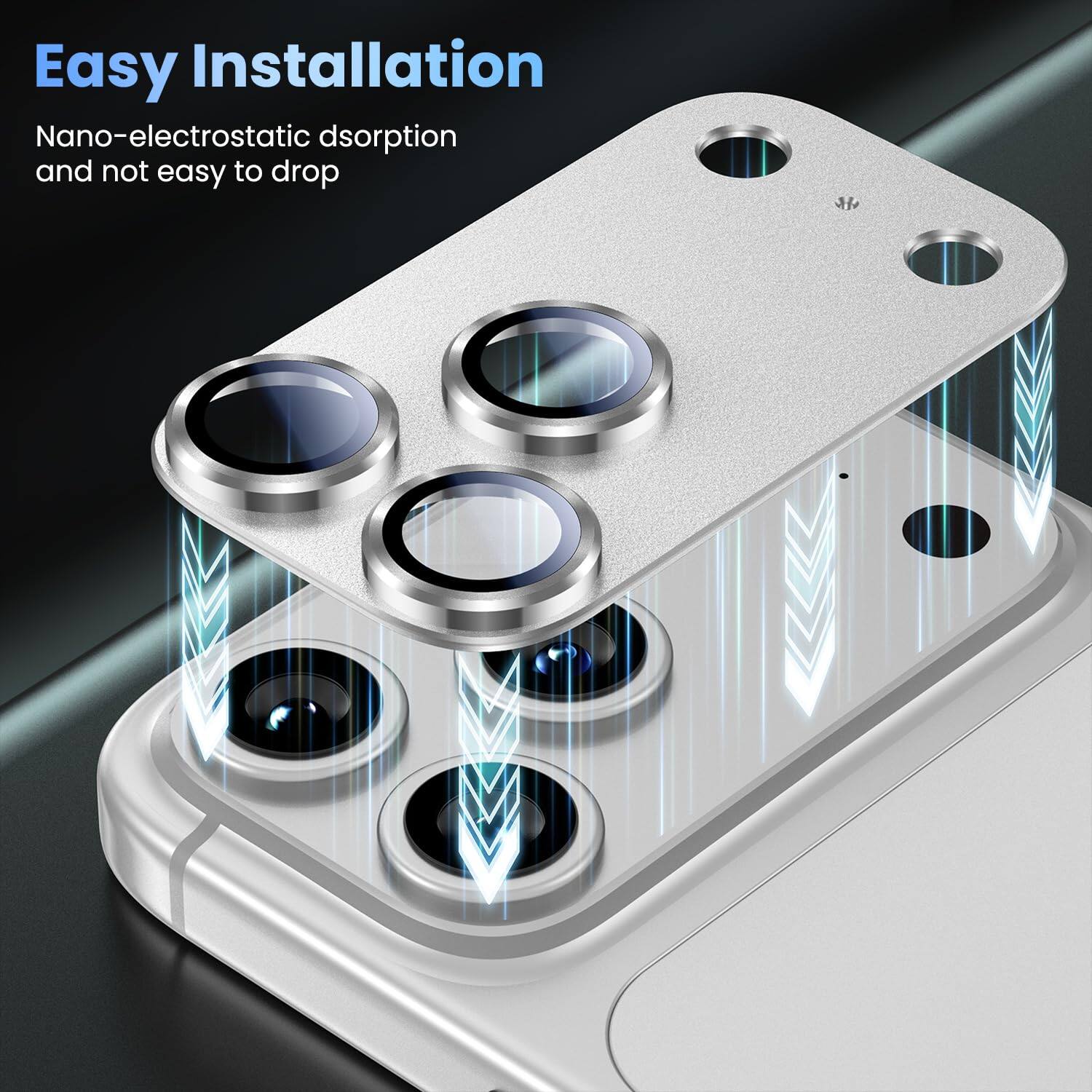 Easy Installation  
Nano-electrostatic adsorption and not easy to drop