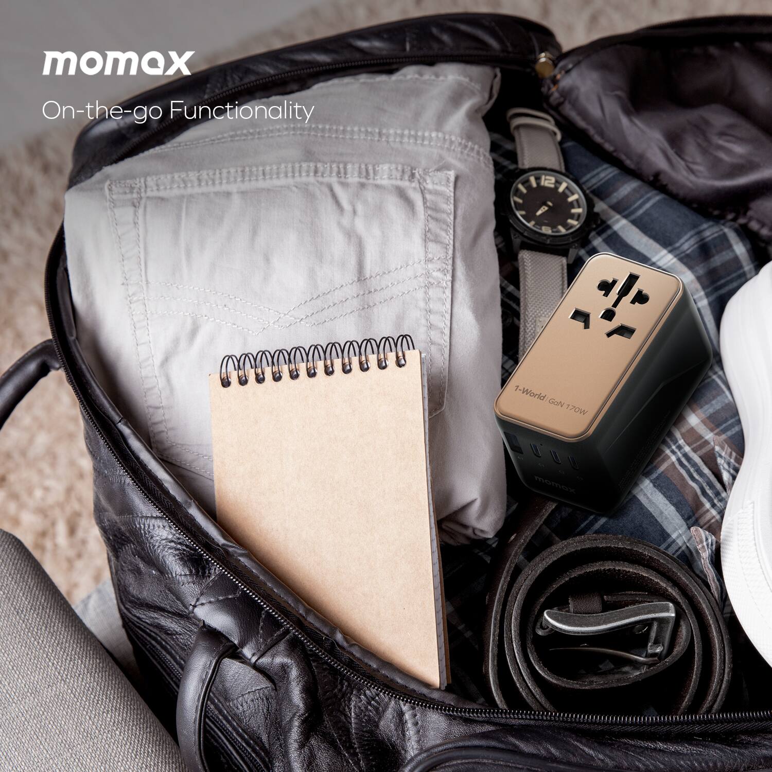 momax  
On-the-go Functionality  

1-World GoN 170W
