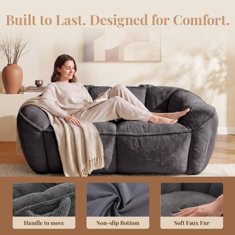 Built to Last. Designed for Comfort.

Handle to move
Non-slip Bottom
Soft Faux Fur