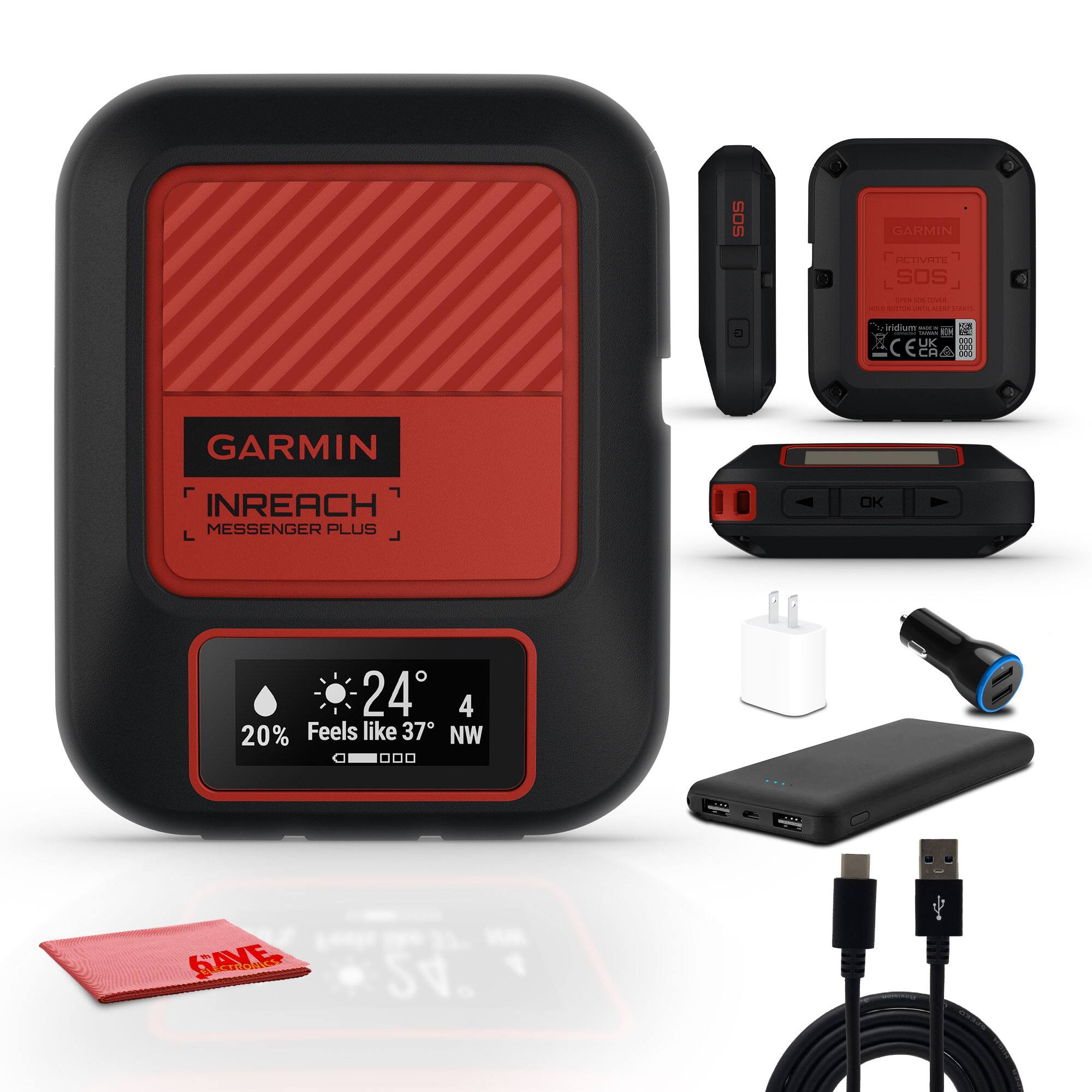 GARMIN INREACH MESSENGER PLUS

24°C
Feels like 37°
NW
20%

GARMIN ACTIVATE SOS
Iridium satellite

SAVE

SOS

Iridium satellite

CE

OK