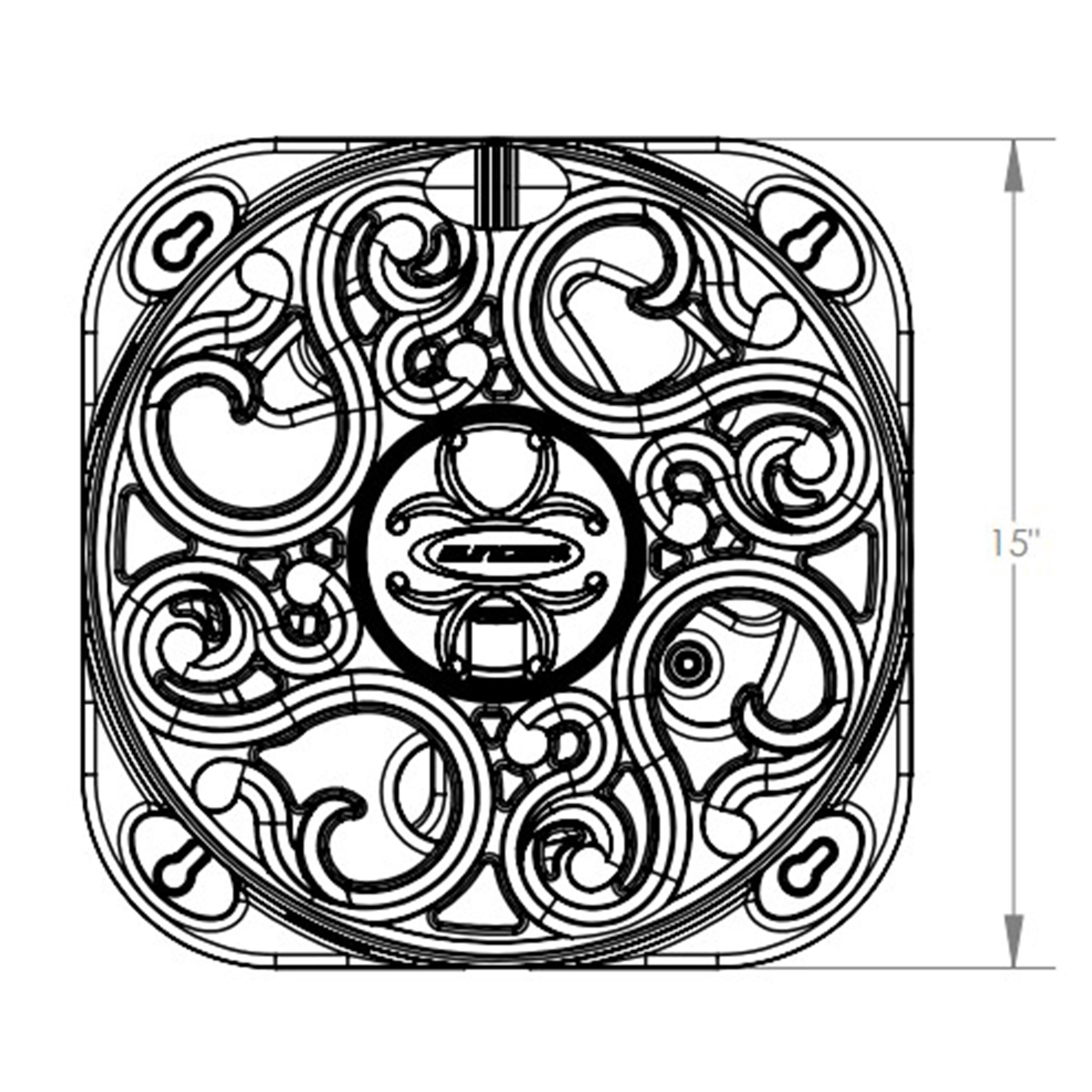 Alt View 4. Suncast - Suncast Sidewinder 60 Foot Side Scroll Decorative Wall Mount Hose Reel, Bronze.