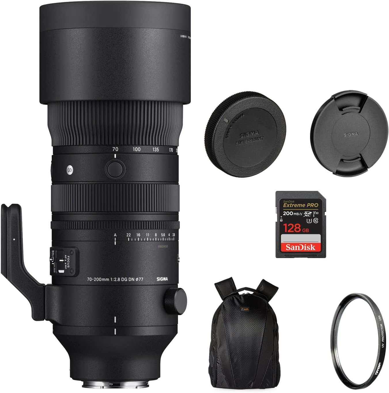 70 100 135 170  
SIGMA  
70-200mm 1:2.8 DG DN | 77  
SIGMA  
Extreme PRO  
200 MB/s  
128 GB  
SanDisk  
Surcus Extreme PRO  
200 MBA  
T3u  
FBOUS A  
2216138541  
22 15 11  
I 5.6 4  
1 Sesdsstsaduadoctonl  
1 3  
128 GB  
SanDisk  
70-200mm 1:2.8 DG DN | 77  
SIGMA  
PROTECTOR  
UN  
Tti