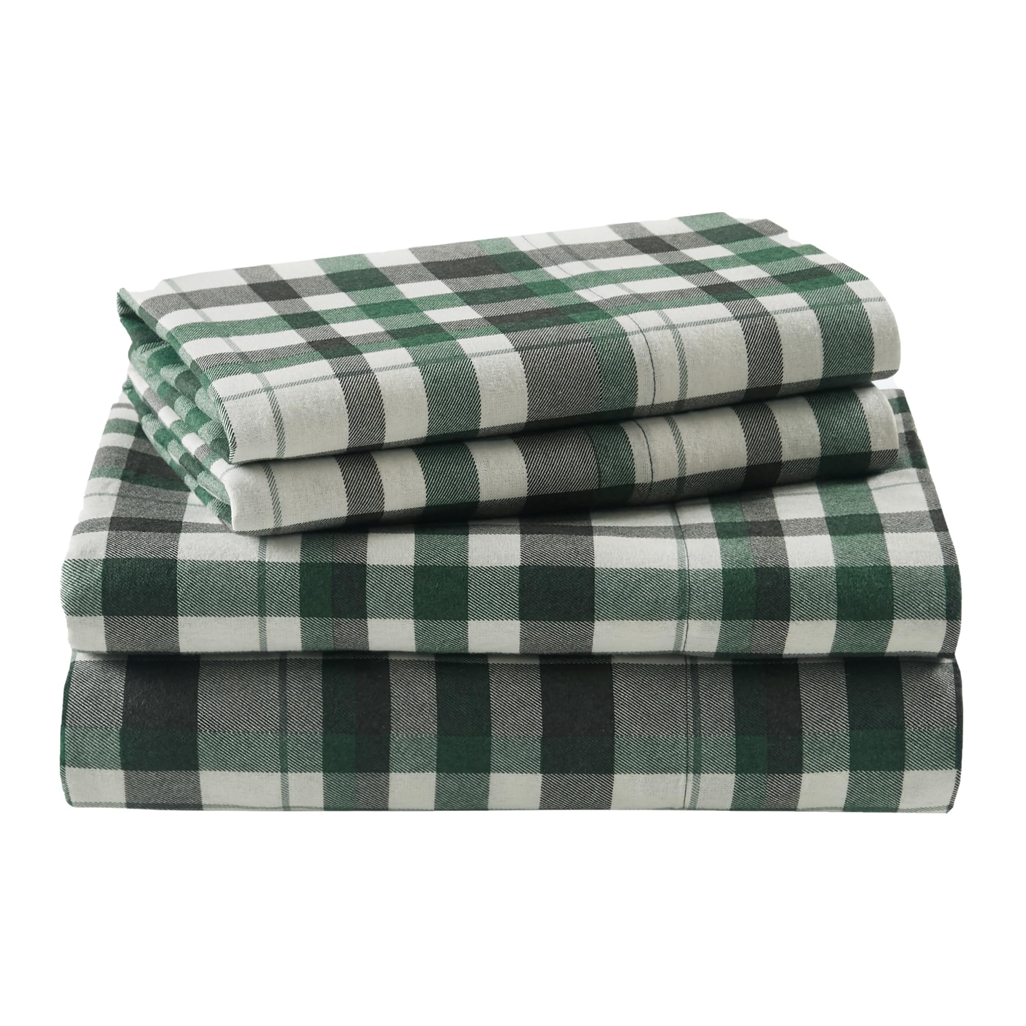 Skar Audio - Woolrich Cotton Sheet Set Cottage Charms Print Flannel Sheets Warm & Fuzzy Bedding Queen Size Fitted Pocket - Finton Full