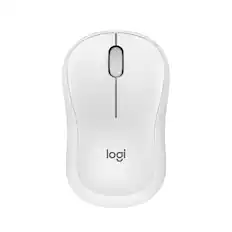 Front. Logitech - M240 Silent Bluetooth Wireless Optical Ambidextrous Mouse - Off-White.
