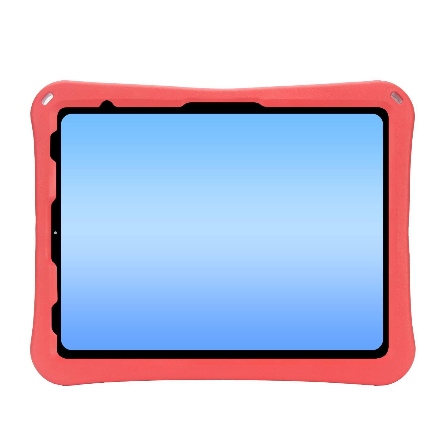 Alt View 1. Dteck - for Apple iPad Air (M4) 13" 2026/(M3) 2025/(M2) 2024 Rugged Case,Shockproof Heavy Duty EVA Cover with Rotating Stand - Red.