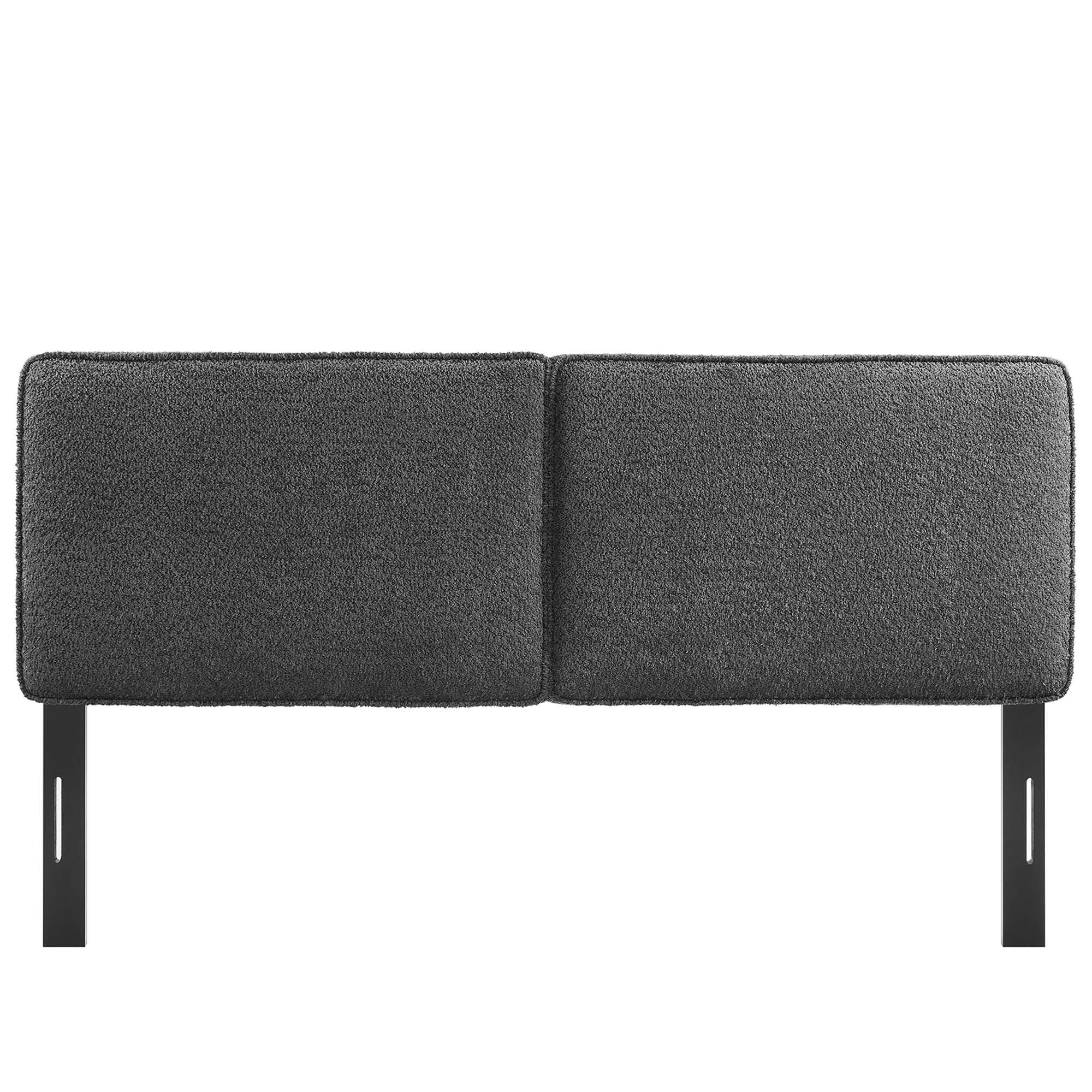 Alt View 1. Modway - Lindee Boucle Fabric Full Headboard by Modway - Gray.