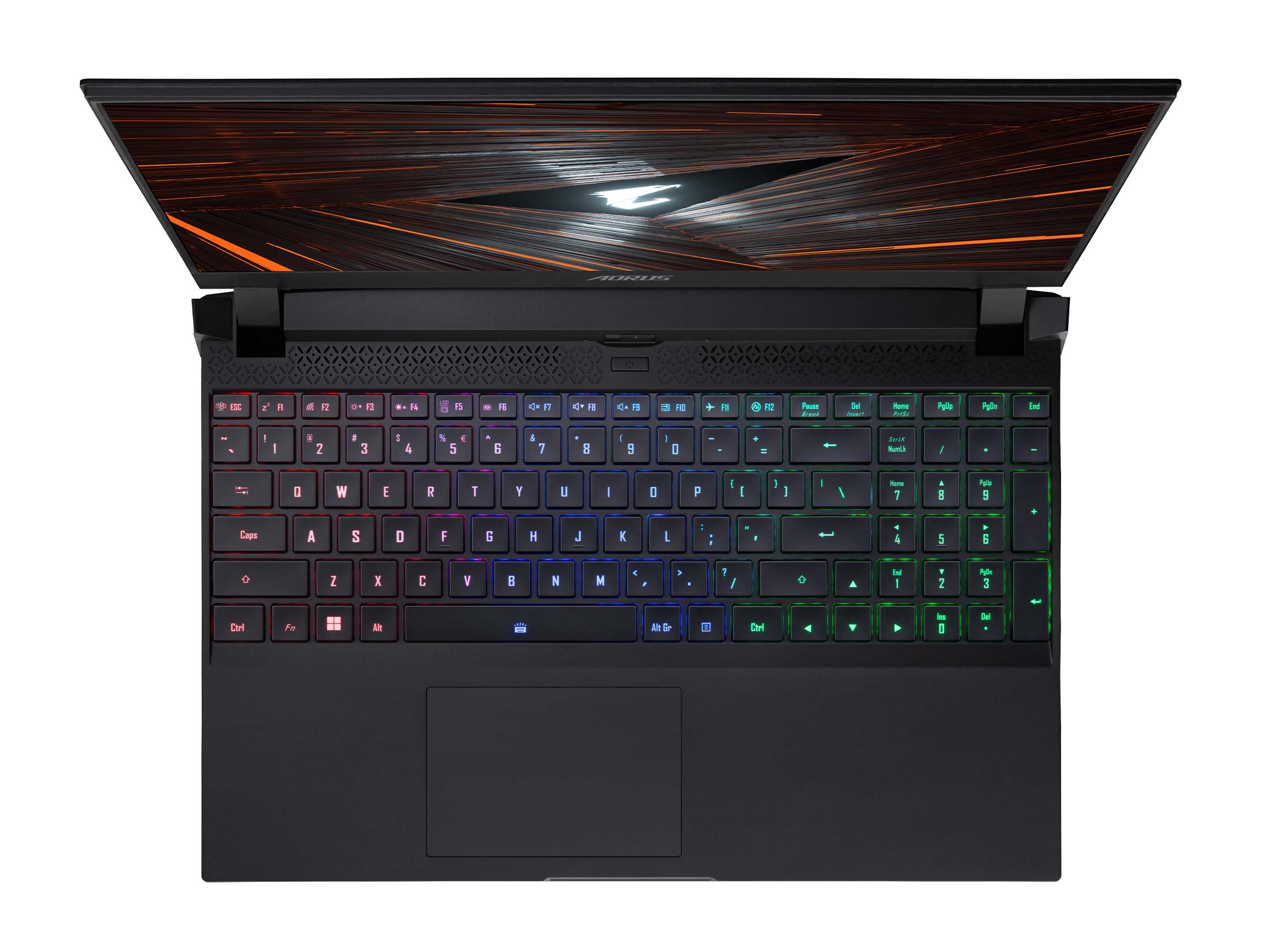 Alt View 3. GIGABYTE - AORUS 15.6" IPS Gaming Laptop - Intel i7-12700H - 16GB Memory - NVIDIA GeForce RTX 3070 - 512GB SSD.