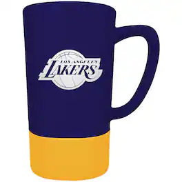 Great American Products - Los Angeles Lakers Team Logo 16oz. Laser Etched Jump Mug - Multicolor