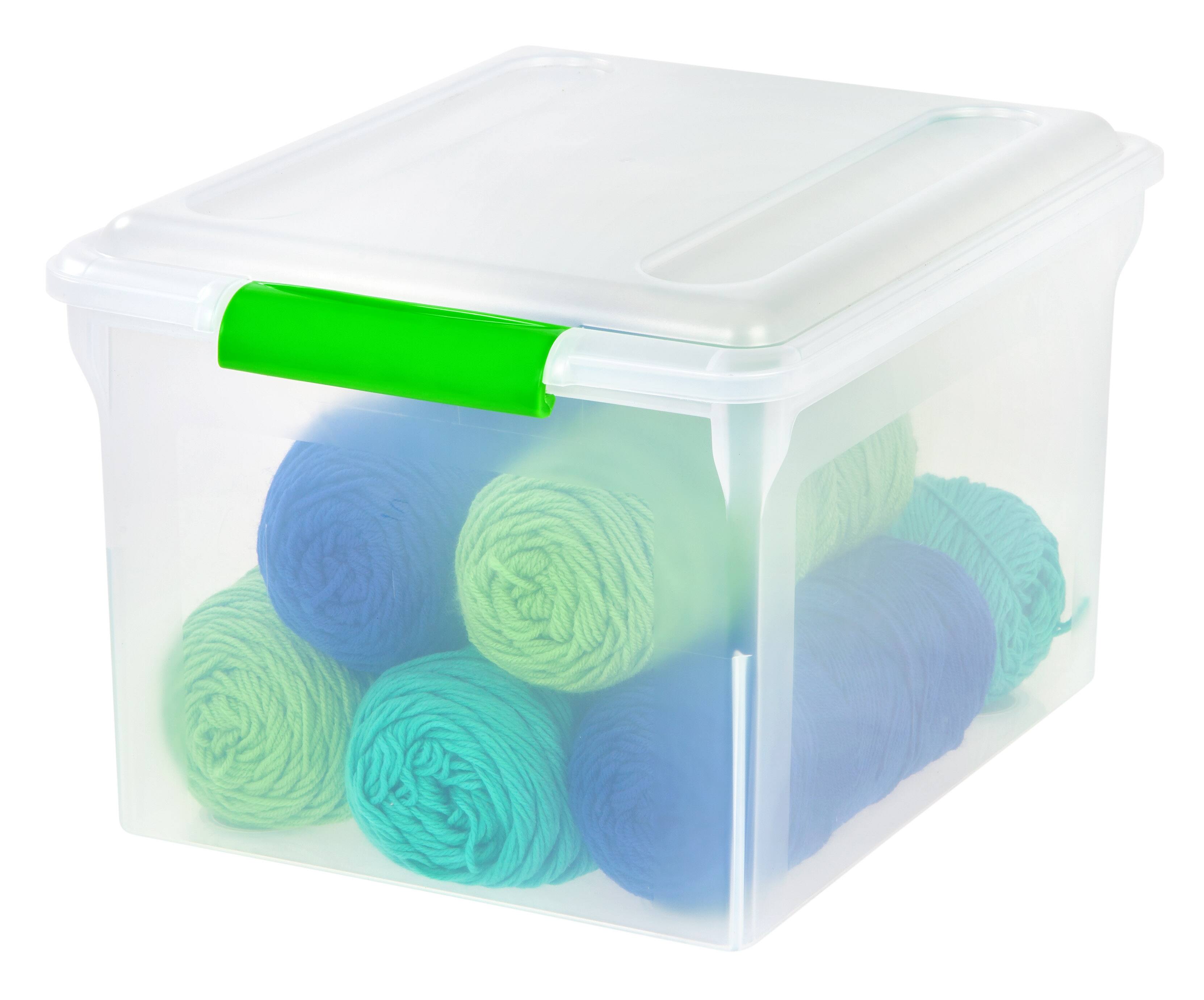 Alt View 8. IRIS USA - IRIS USA Letter Legal Size Plastic File Box, Home Organizing Storage Container.
