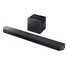 Front. Samsung - Samsung HW-Q900H 7.1.2 Ch Q-Series Soundbar and Subwoofer (2026) - Black.