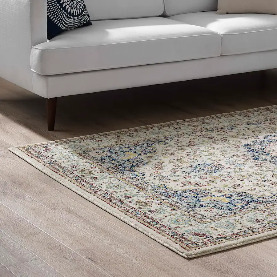 Modern Distressed Rug Modway Meryam Distressed Vintage Medallion Area Rug Multicolored - Best Buy