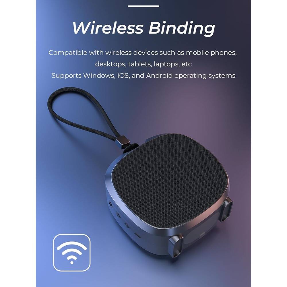 Wireless Binding

Compatible with wireless devices such as mobile phones, desktops, tablets, laptops, etc.

Supports Windows, iOS, and Android operating systems.