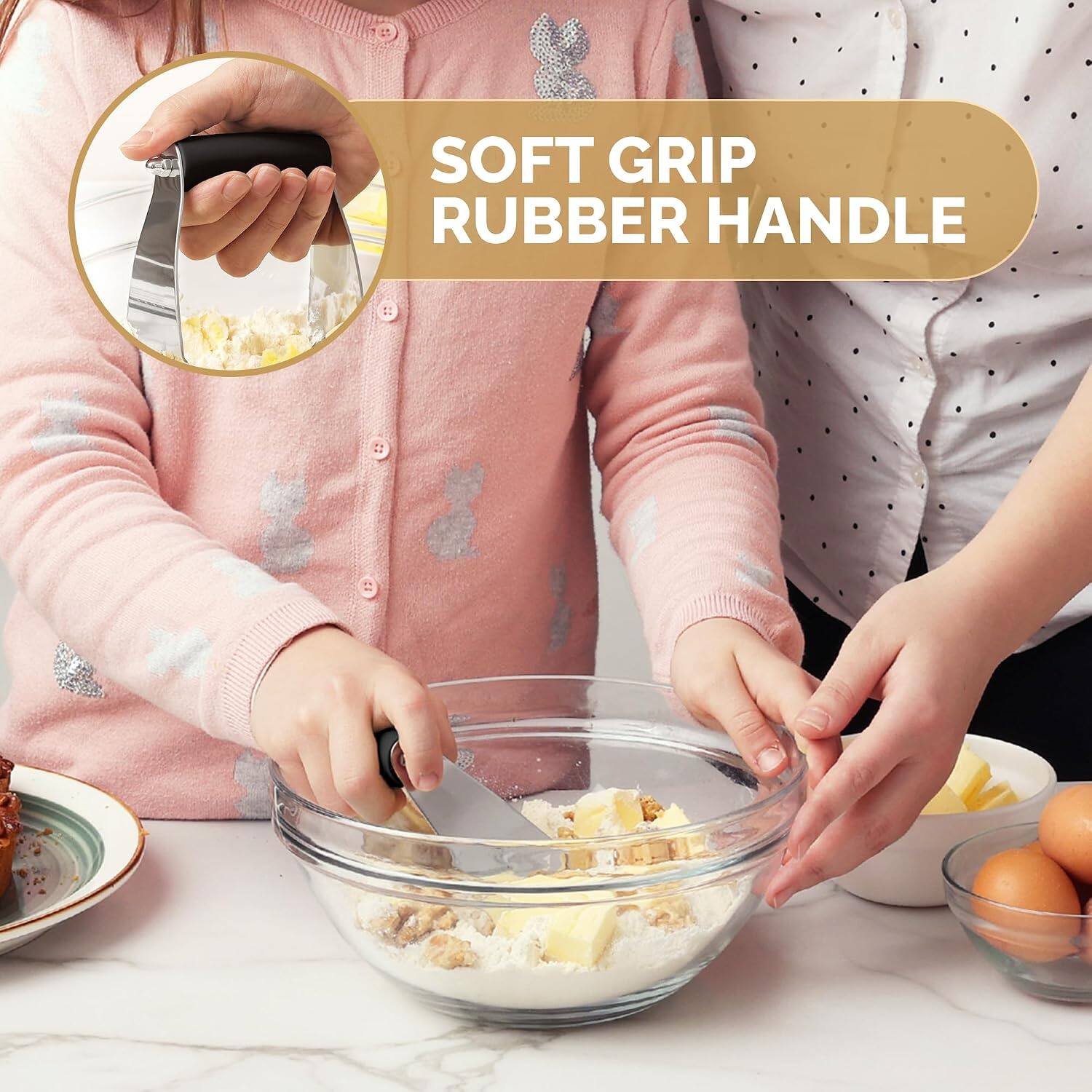 SOFT GRIP RUBBER HANDLE