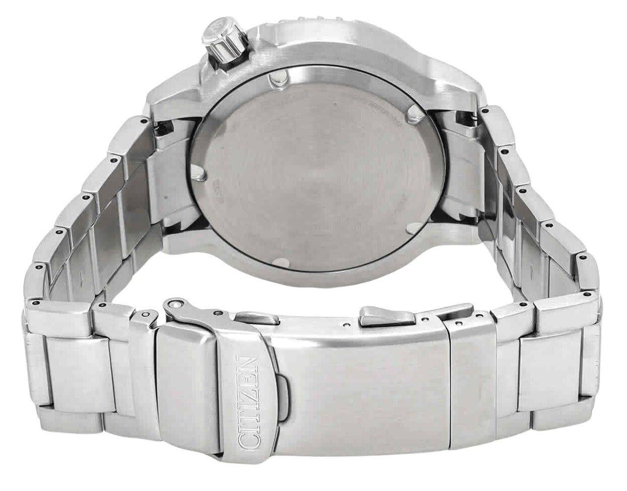Left. Citizen - Promaster Dive Stainless Steel Light Blue Dial Eco-Drive Diver's BN0165-55L 200M Men's Watch - Blue.