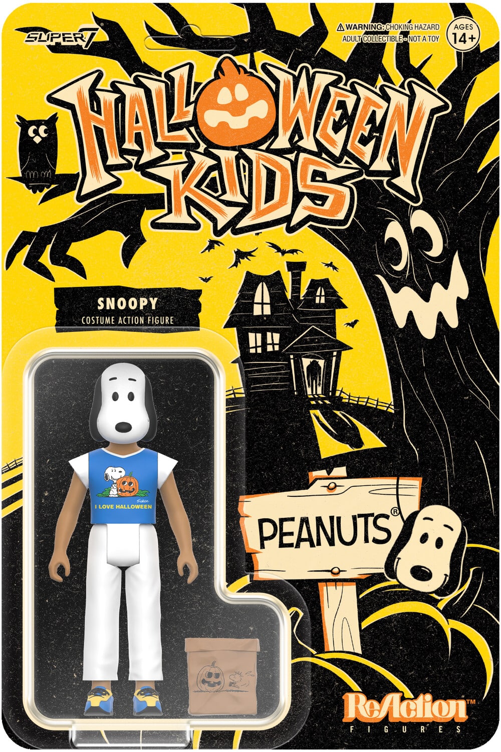 Photos - Action Figures / Transformers Super7 - Halloween Kids - ReAction - Snoopy Girl  - COLLECTIBLES - Multicolor 840049884656(Peanuts)