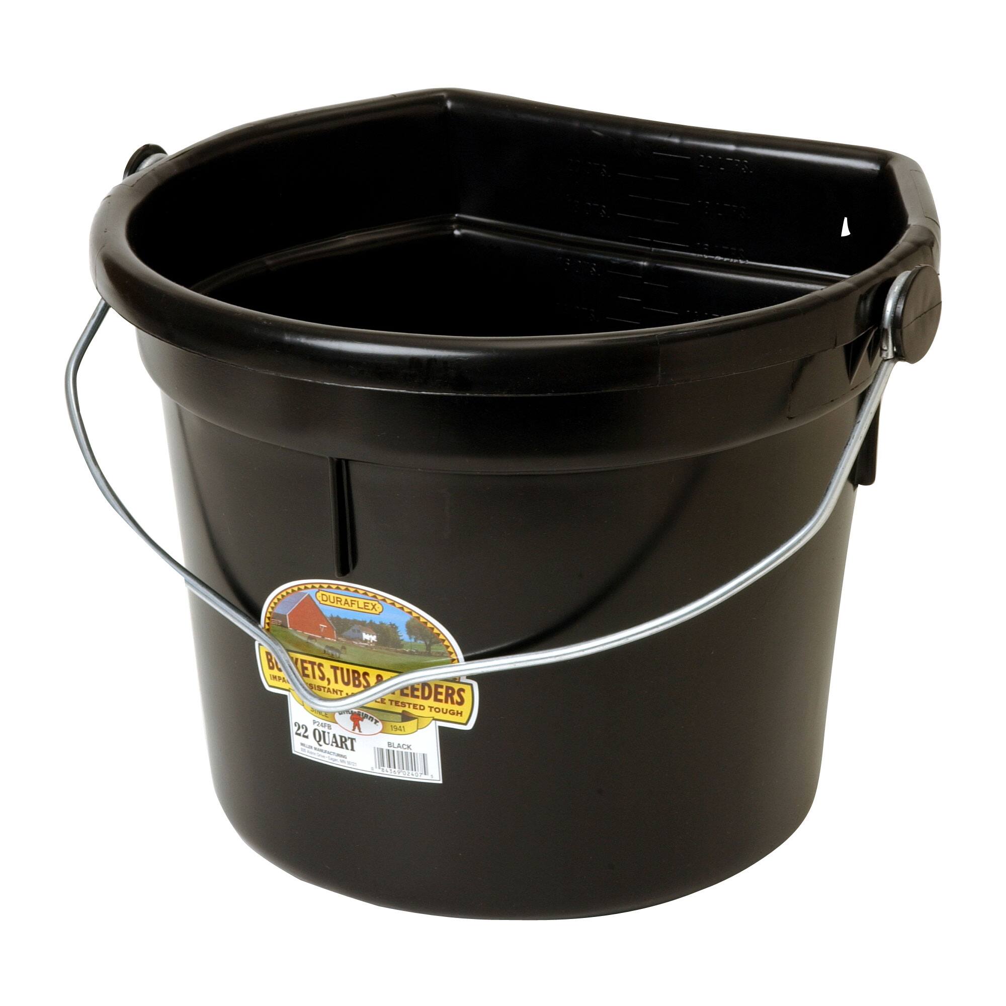 DURAFLEX x M: BALE TUBS & SEEDERS - 22 QUART BLACK - CSLLA