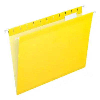 Colured Box File Pendaflex Reinforced Hanging File Folders, 1/5 Tab, Letter Size, 25/Box ...