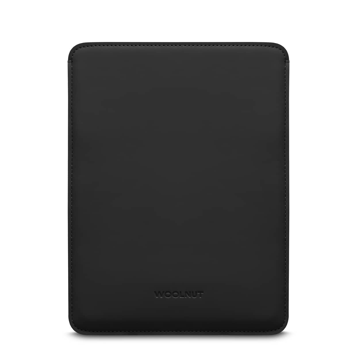 Front. Woolnut - Woolnut Coated PU Sleeve for 11-inch iPad Pro & Air - Black - Black.