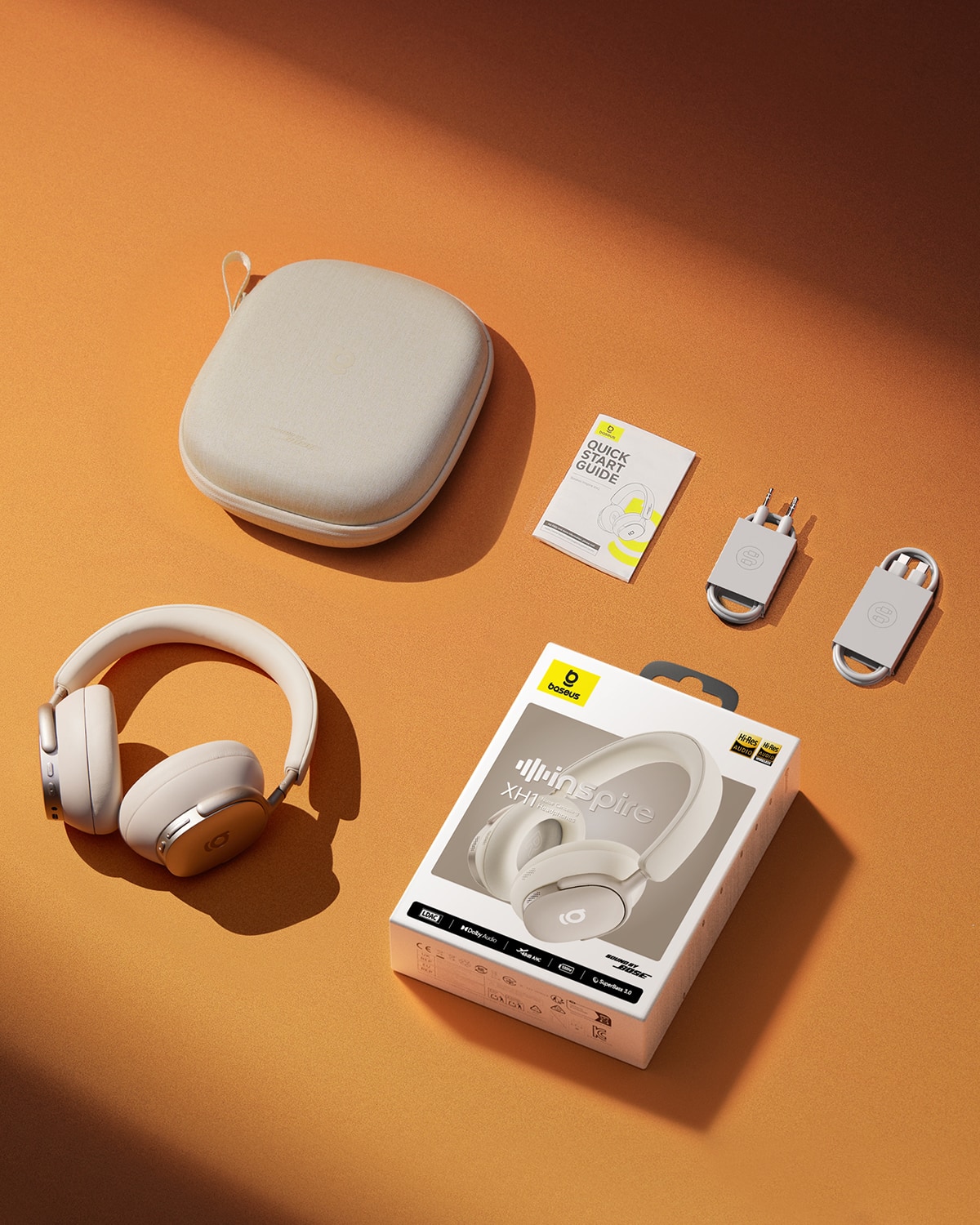 Baseus Inspire XH1 Over Ear Headphones Sound by Bose, Dolby Audio