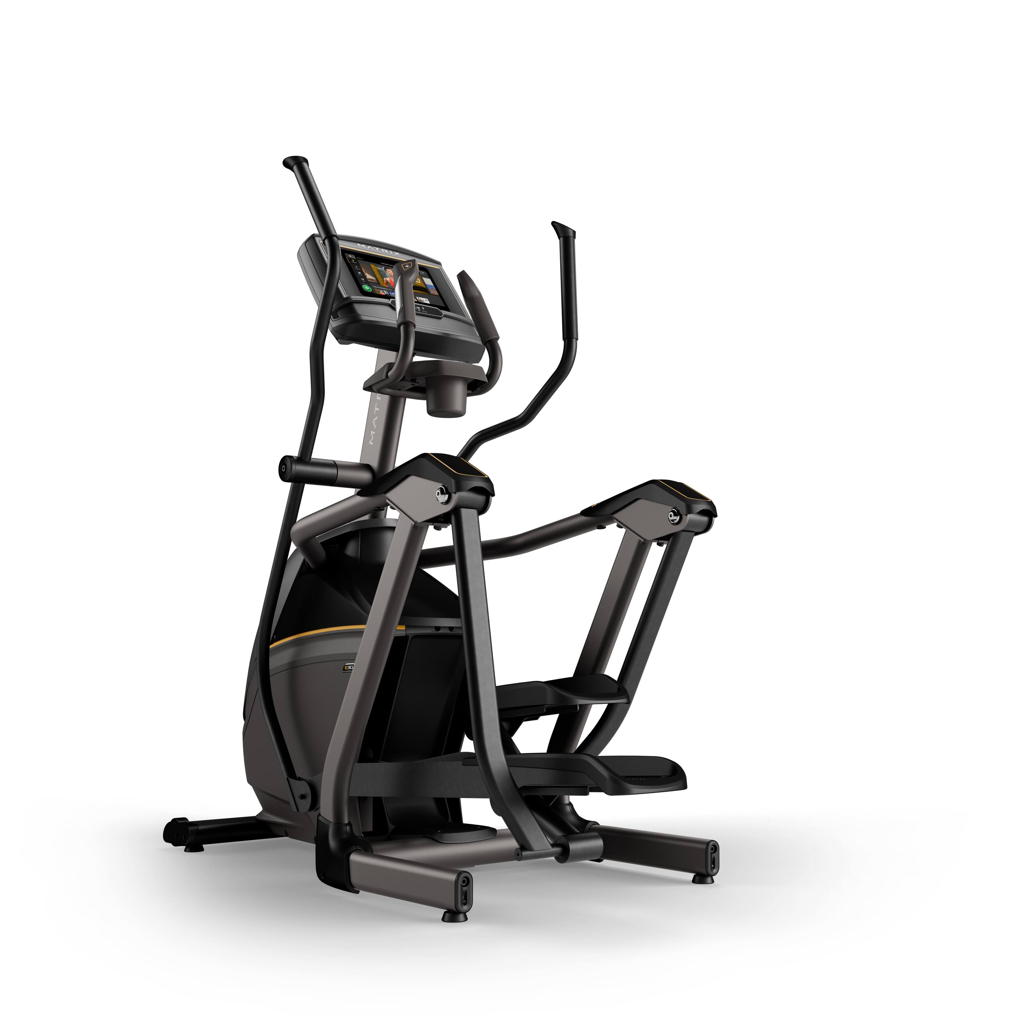 Alt View 12. Matrix - E30 Elliptical with 10" XER Console - Black.