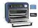 Alt View 15. Elite Gourmet - 10L Digital Air Fryer Oven, 7 Preset Functions - Slate Blue.