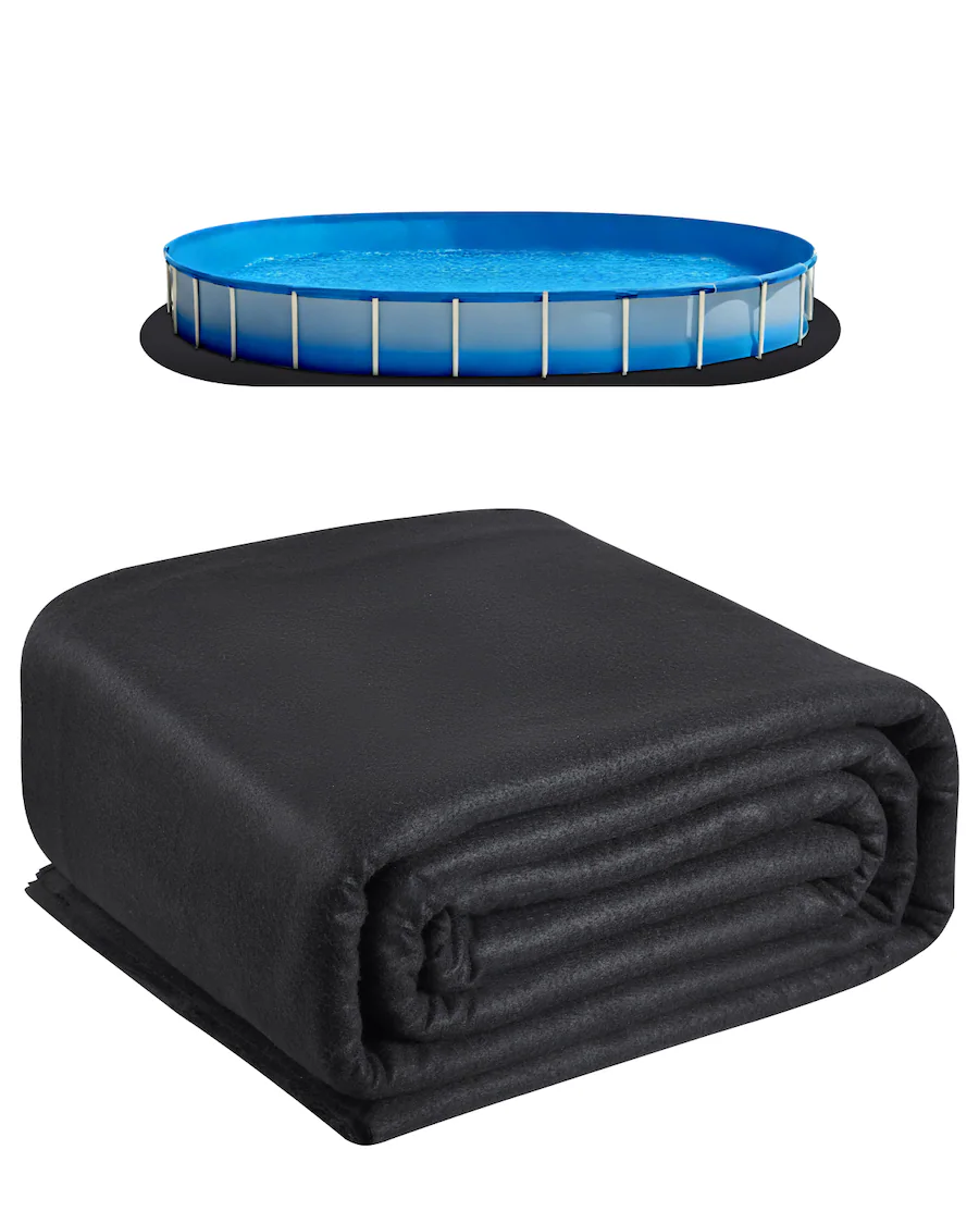 Padding Swimming Pool VEVOR Oval Pool Liner Pad, 15 x 30 ft Pool Liner Pad for Above Ground ...