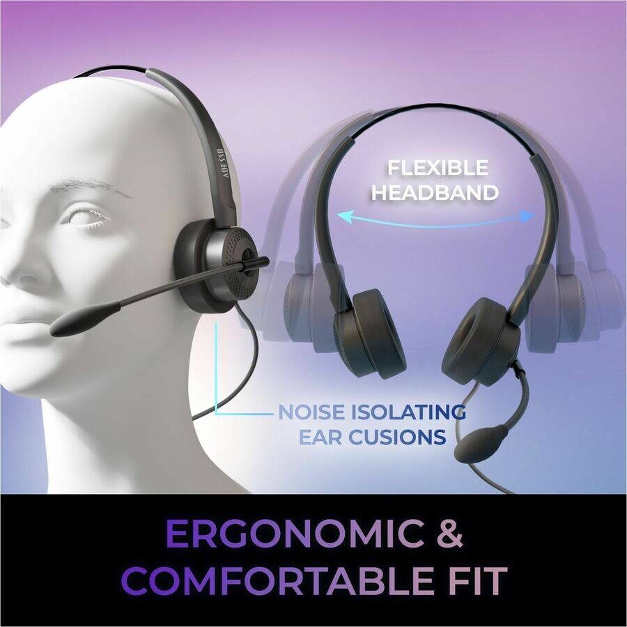 ABESSO FLEXIBLE HEADBAND NOISE ISOLATING EAR CUSHIONS ERGONOMIC & COMFORTABLE FIT

FLEXIBLE HEADBAND

NOISE ISOLATING EAR CUSHIONS

ERGONOMIC & COMFORTABLE FIT