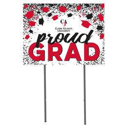 Jardine - Clark Atlanta University Panthers 18'' x 24'' Grad Yard Sign - White