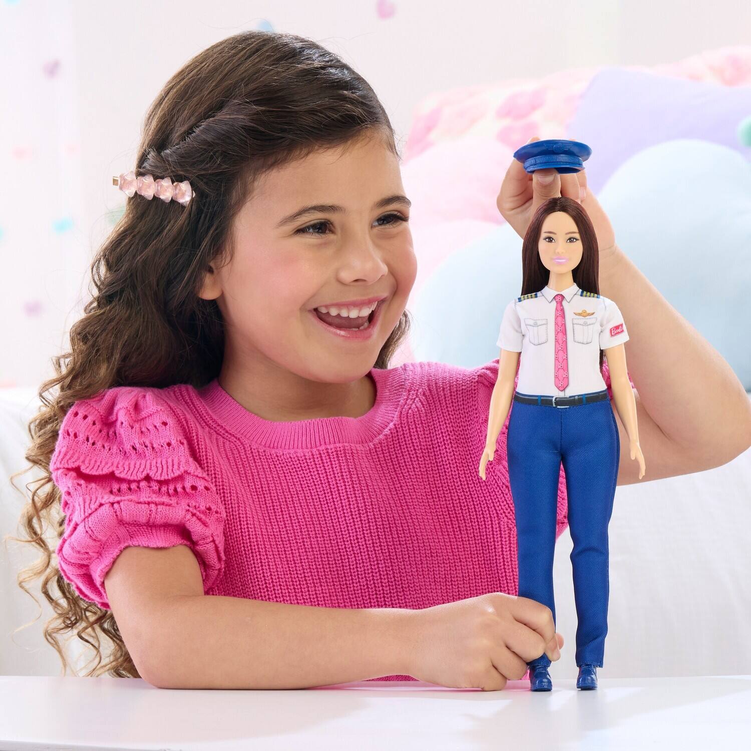 Alt View 2. Mattel - Barbie Careers Pilot Doll & Accessory, Brunette   - COLLECTIBLES - Multicolor.