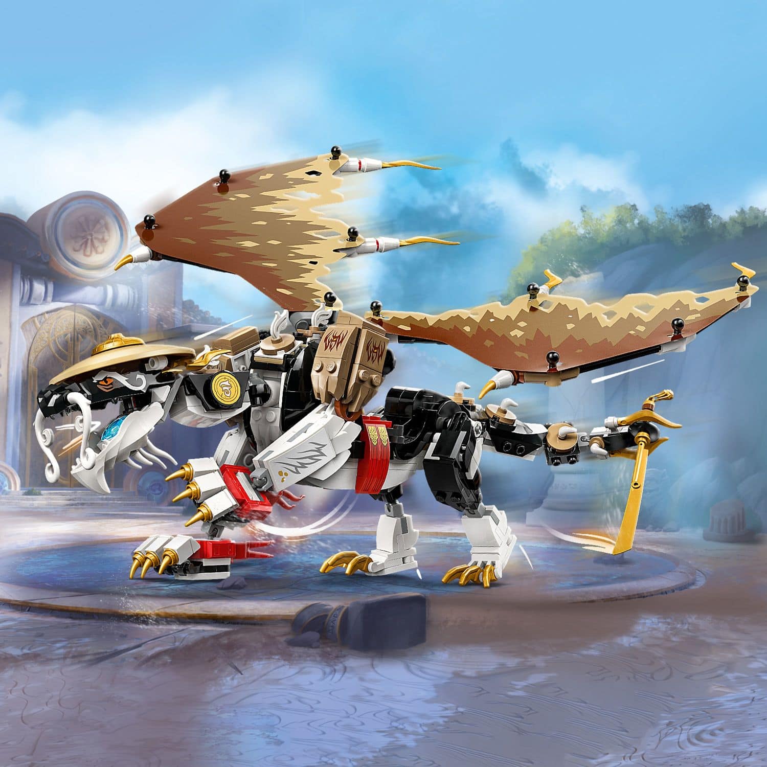 Angle Zoom. LEGO - NINJAGO Egalt the Master Dragon Hero Toy 71809.