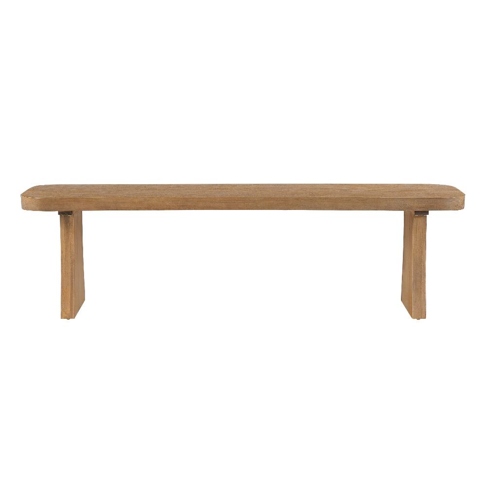 Back. Ropilly - Ropilly Solid Pine Dining Bench Indoor Wood Seating for Kitchen and Entryway - Pine.
