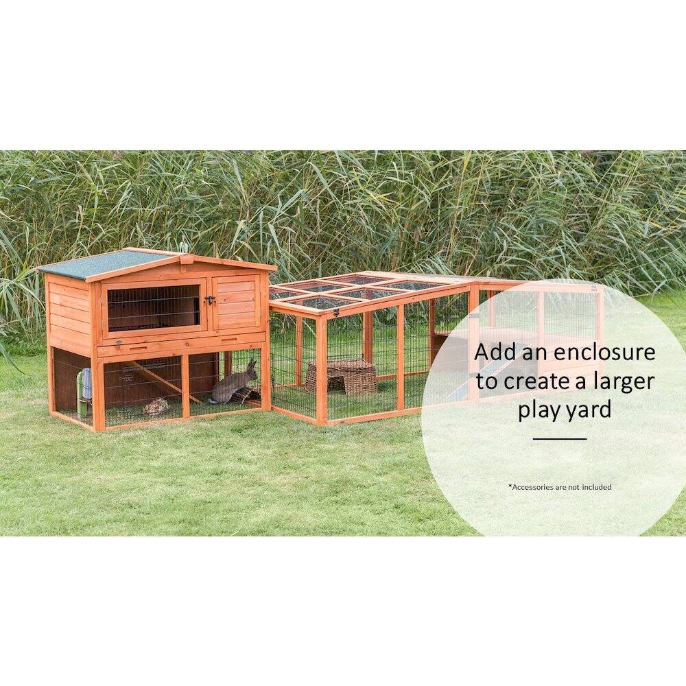 Add an enclosure to create a larger play yard  
*Accessories are not included