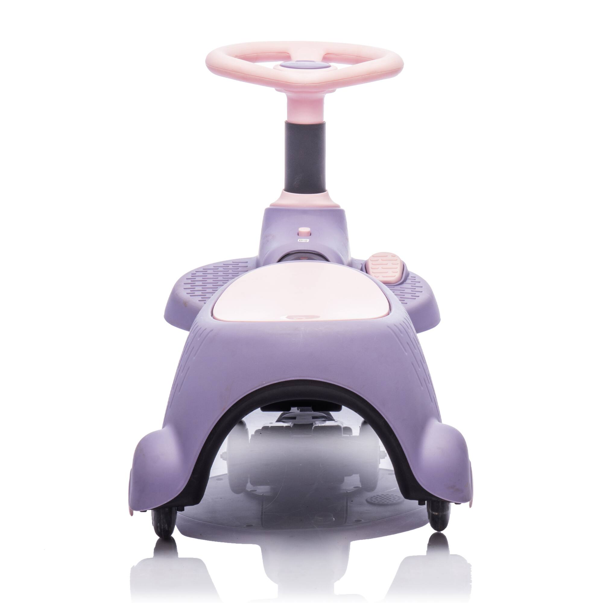 Alt View 9. ELEMENT ACE - Electric Ride-On Car for Kids with Bluetooth, Flashing Wheels, and Adjustable Seat for Ages 3 and Up - Purple.
