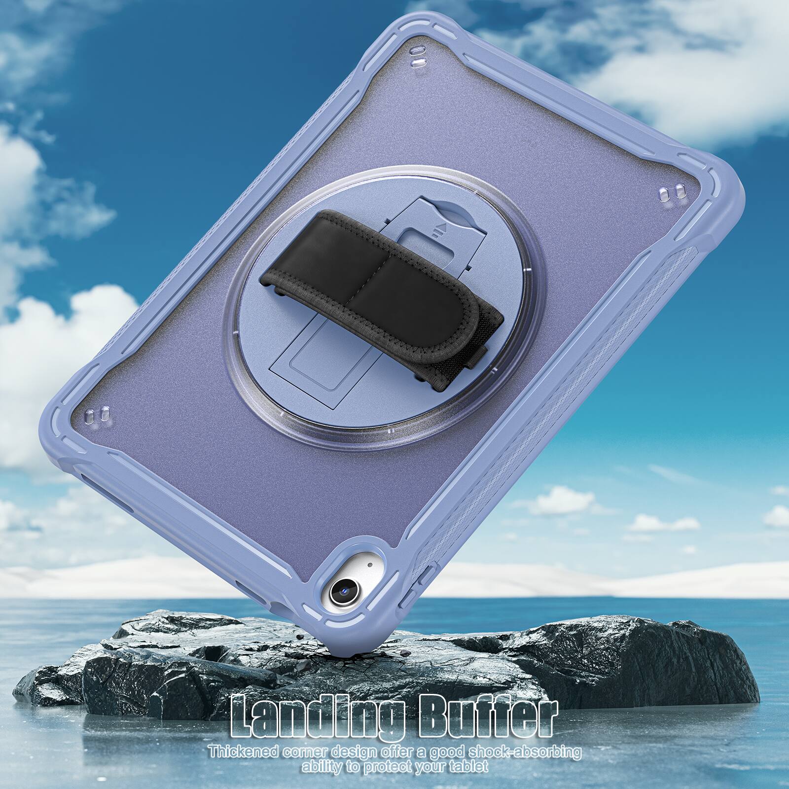 Landing Buffer

Thickened corner design offers a good shock-absorbing ability to protect your tablet