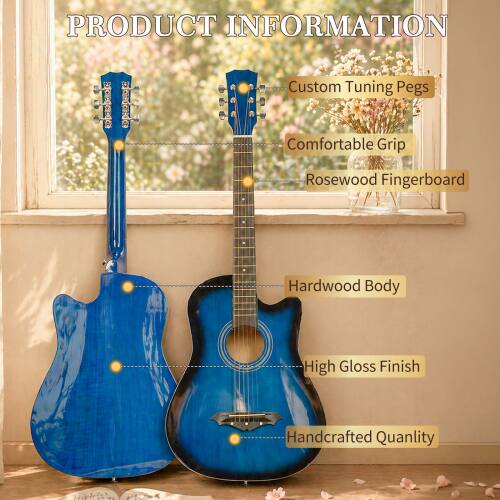 PRODUCT INFORMATION

- Custom Tuning Pegs
- Comfortable Grip
- Rosewood Fingerboard
- Hardwood Body
- High Gloss Finish
- Handcrafted Quality
