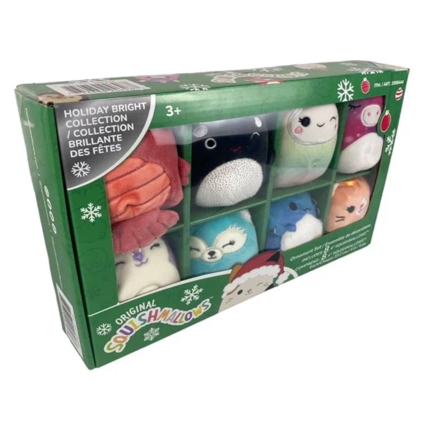 ITM/ART. 1590444  
HOLIDAY BRIGHT 3+ COLLECTION / BRILLANTE DES FETES  
Set 8 Ornament INCLUDES 8  
ORIGINAL SOULSHMALLOWS