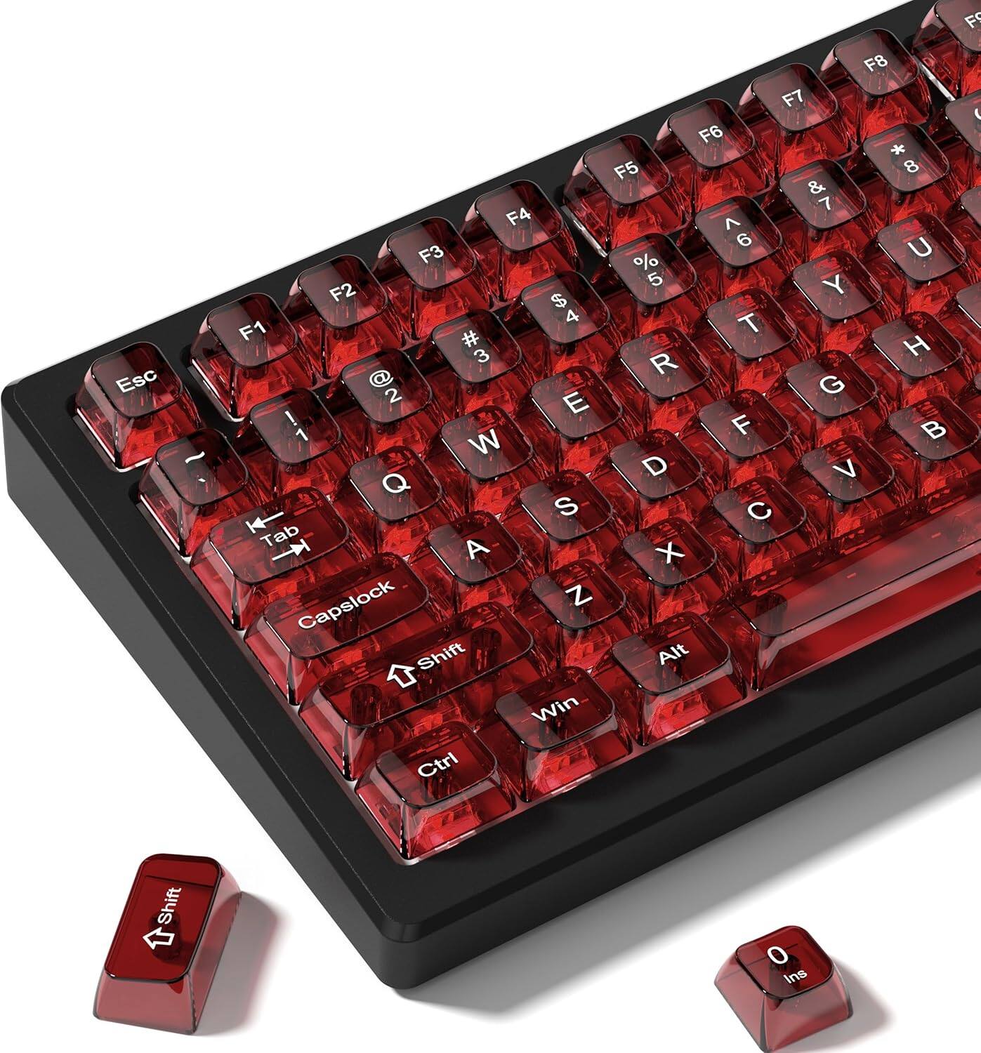 Esc - F1 F2 F3 F4 F5 F6 F7 F8 * & ^ % $ # ! 1 2 3 4 5 6 7 8 9 0 Q W E R T Y U I O P A S D F G H J K L Z X C V B N M Tab Capslock Shift Ctrl Alt Win Shift 0 Ins