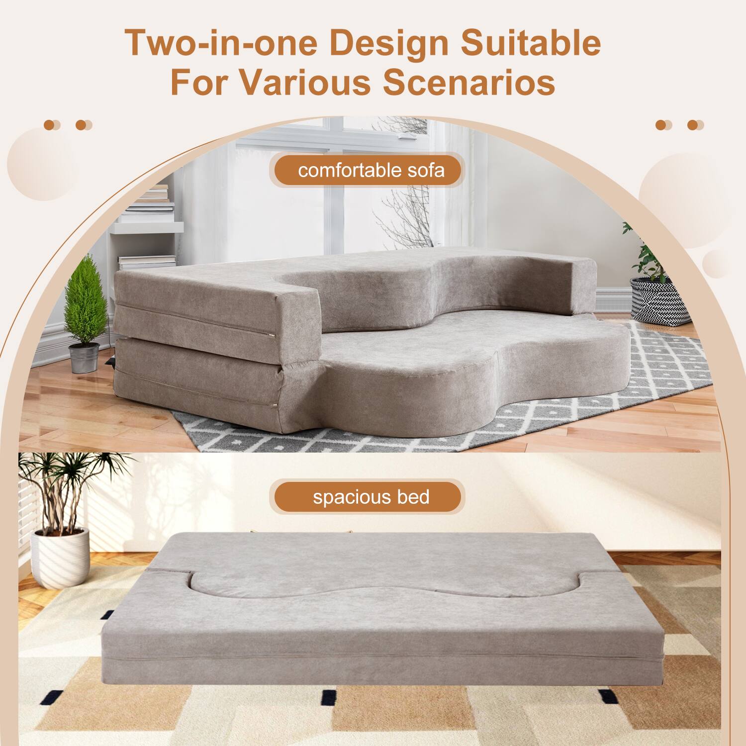 Two-in-one Design Suitable For Various Scenarios

comfortable sofa

spacious bed