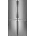 GE Profile - 36 in. Wide 22.9 Cu. Ft. 4-Door French Door Counter-Depth Smart Refrigerator with Dual-Dispense AutoFill Pitcher - Stainless Steel