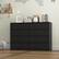 Angle. Kadyn - Kadyn 8 Drawer Wide Dressers for Bedroom, Modern Chest of Drawer Organizer, Black - Black.