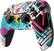 Angle. Custom Controllerzz - Custom Wireless Controller for PS5 - Retro Abstract.