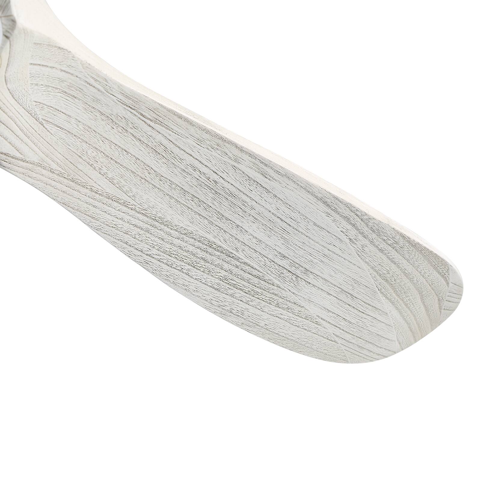 Back. Sofucor - 60 Inch Outdoor Indoor Solid Wood Ceiling Fan No Light With Remote High CFM Ceiling Fan for Farmhouse Bedroom Patio - Silver Grey Wood.