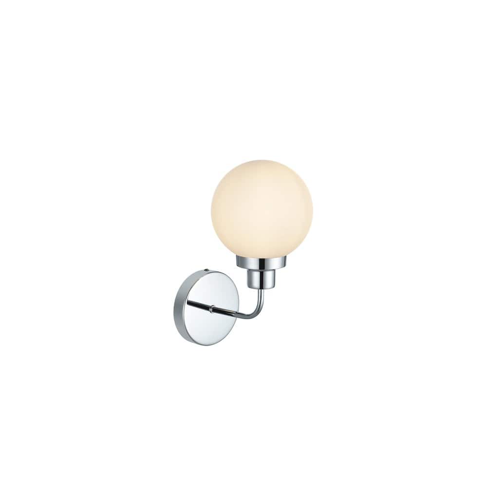 Living District - Hanson 6 inch Wall Sconce in Chrome - Chrome And Opal White price history on PriceWatchPro
