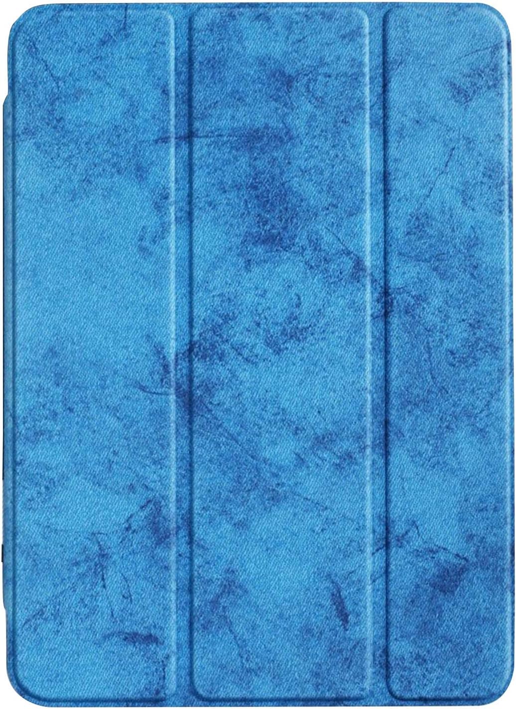 Alt View 3. DuraSafe Cases - iPad 10.2" 9th/8th/7th Gen 2021/2020/2019 Pencil Holder Smart Cover with Soft TPU Back A2197 A2200 A2198 A2199 A2270 - Blue.