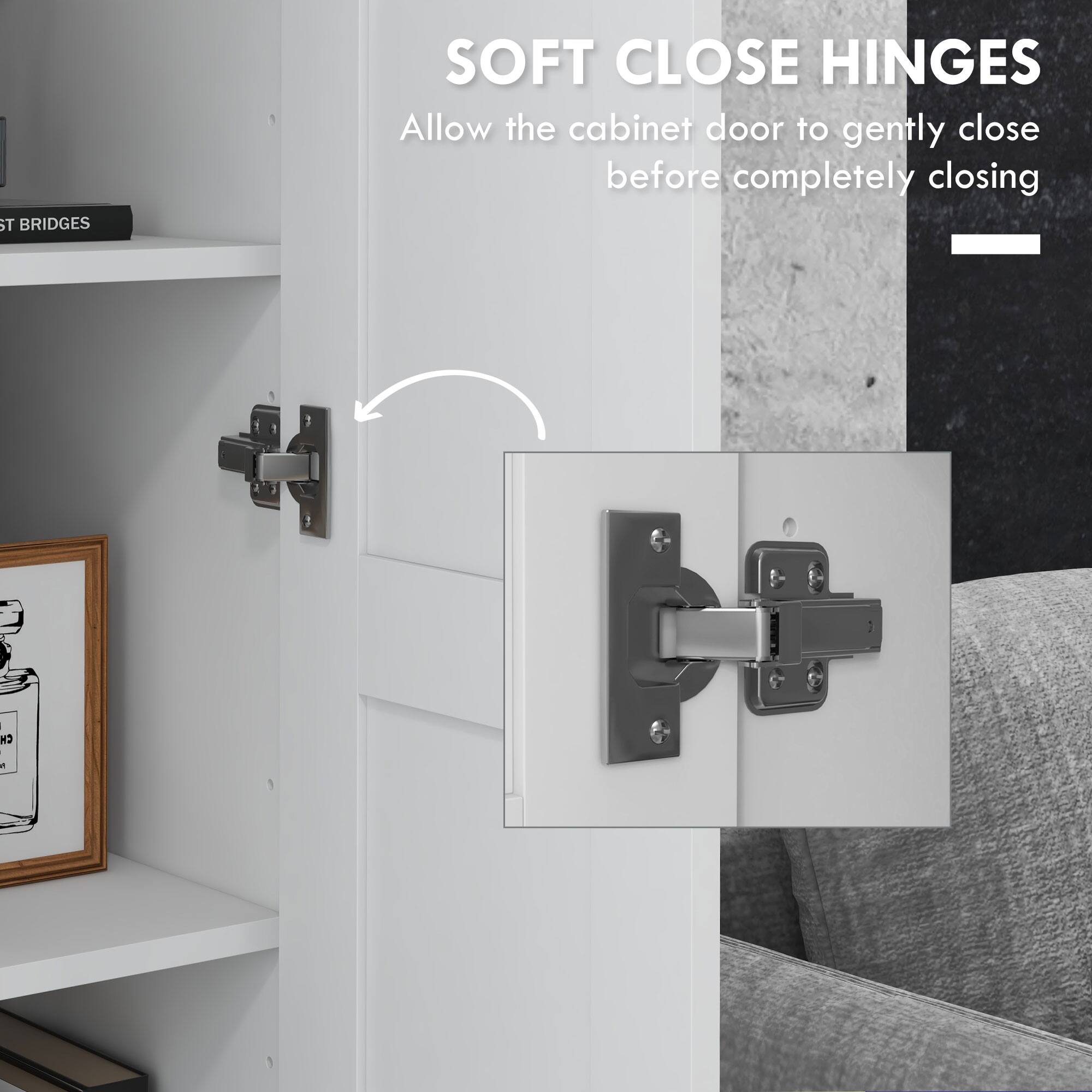 SOFT CLOSE HINGES Allow the cabinet door to gently close before completely closing : ST BRIDGES
