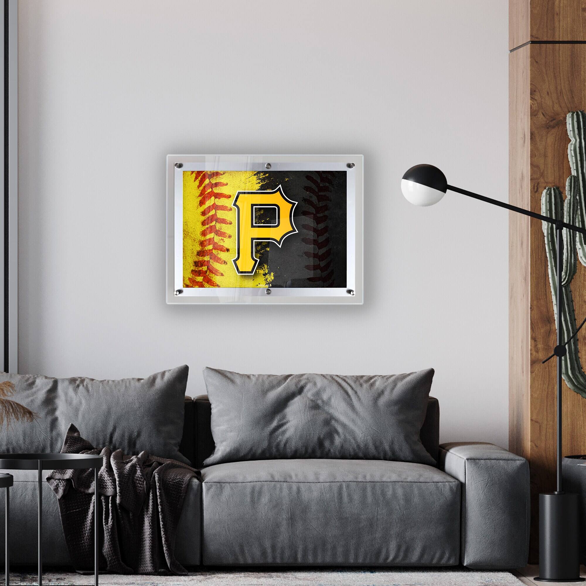 Alt View 1. Holland Bar Stool Co. - Pittsburgh Pirates 19" x 14.5" Backlit LED Sign - Multicolor.